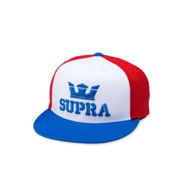 Supra Accessories ABOVE II SNAP BACK Red/White/Blue Hats | CA-44012